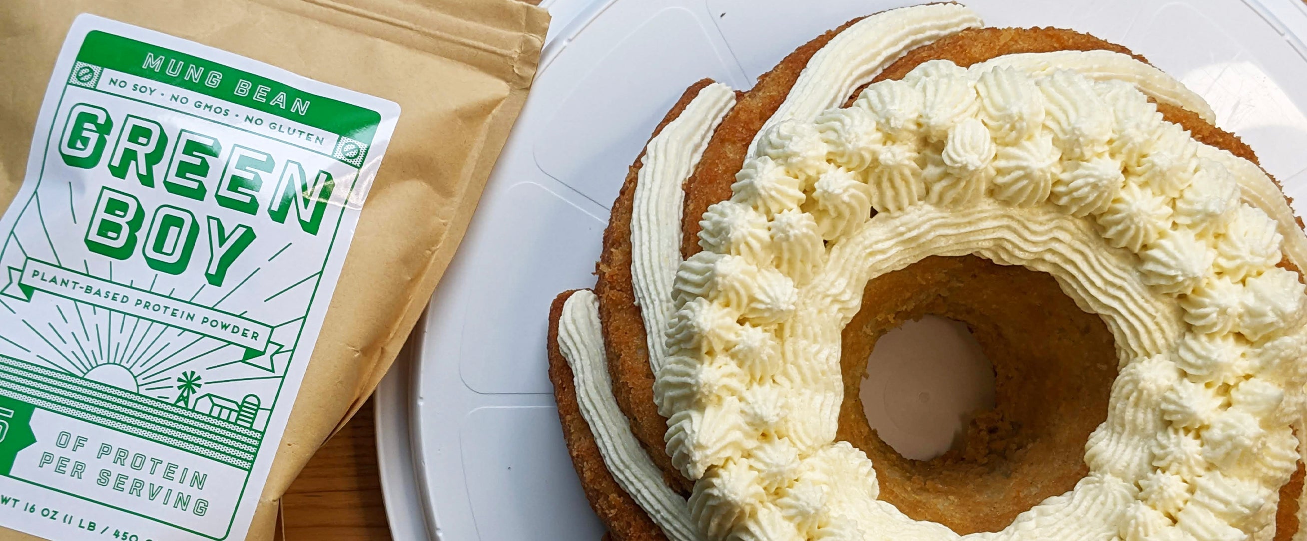 Coconut Cardamom Lemon Cake