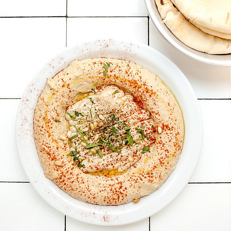 HOMEMADE VEGAN PROTEIN HUMMUS