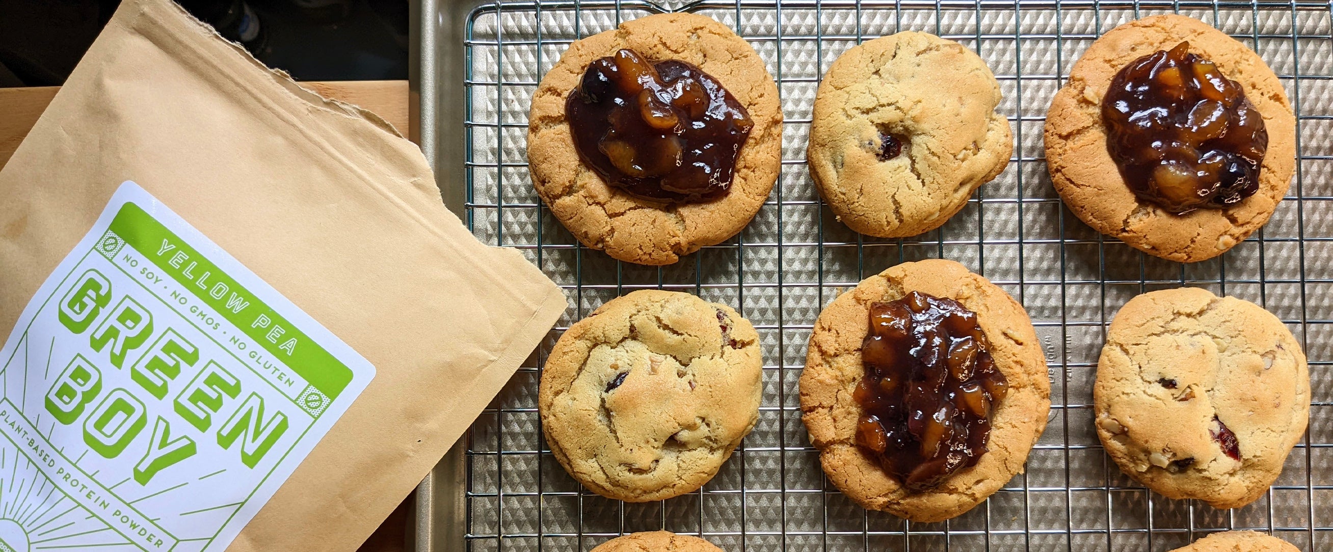 Brown Sugar Walnut Cookies 2 Ways