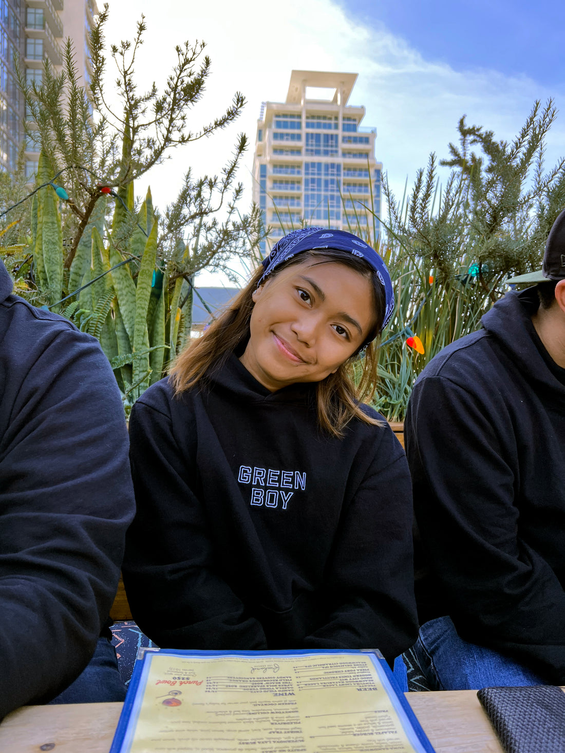 Green Boy Hoodie - 100% Recycled Cotton